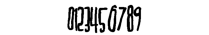 PNMartianChildBold Font OTHER CHARS
