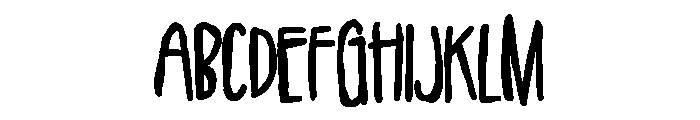 PNMartianChildBold Font UPPERCASE