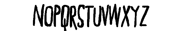 PNMartianChildBold Font UPPERCASE