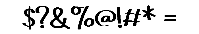 PNMegavitamin Font OTHER CHARS