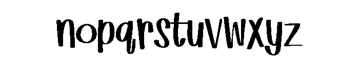 PNMegavitamin Font LOWERCASE