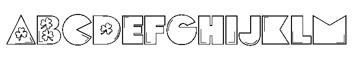 PNPogLuck Font UPPERCASE