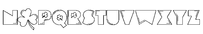 PNPogLuck Font LOWERCASE