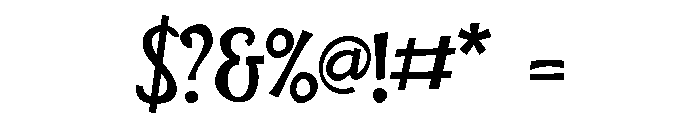PNQuidger Font OTHER CHARS