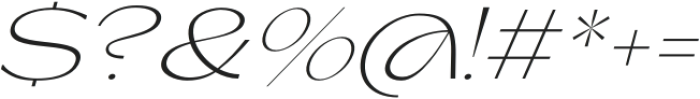 PNA La Volicia Light Italic otf (300) Font OTHER CHARS