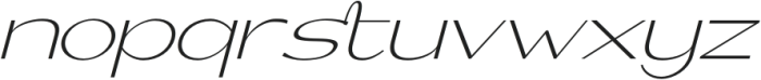 PNA La Volicia Light Italic otf (300) Font LOWERCASE