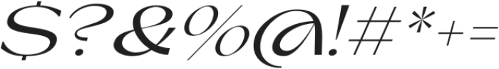 PNA La Volicia Medium Italic otf (500) Font OTHER CHARS