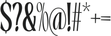 PNA Solarithm Medium otf (500) Font OTHER CHARS