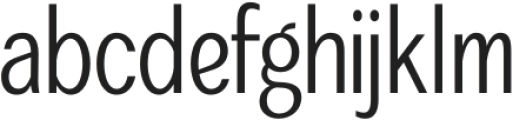 PNA Zealandia Condensed Light otf (300) Font LOWERCASE