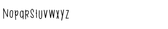 PN Beanarilla Bold Font LOWERCASE