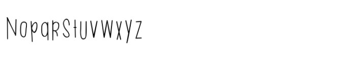PN Beanarilla Regular Font LOWERCASE