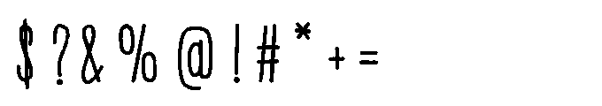 PN Beanboos Bold Font OTHER CHARS