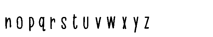 PN Beanboos Bold Font LOWERCASE
