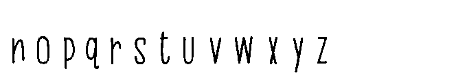 PN Beanboos Demi Bold Font LOWERCASE
