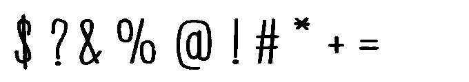 PN Beanboos Expanded Bold Font OTHER CHARS