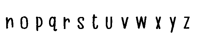 PN Beanboos Expanded Bold Font LOWERCASE