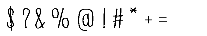 PN Beanboos Expanded Demi Bold Font OTHER CHARS