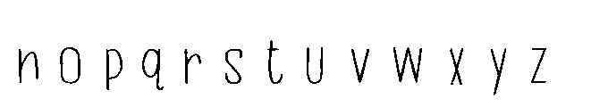 PN Beanboos Expanded Font LOWERCASE