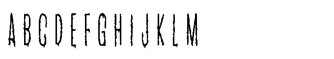 PN Beanboos and Ooze Condensed Font UPPERCASE