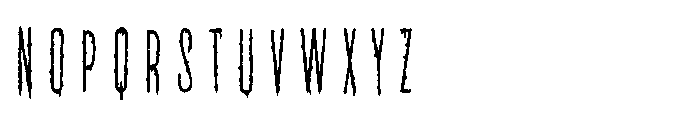 PN Beanboos and Ooze Condensed Font UPPERCASE