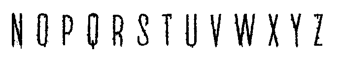 PN Beanboos and Ooze Expanded Font UPPERCASE