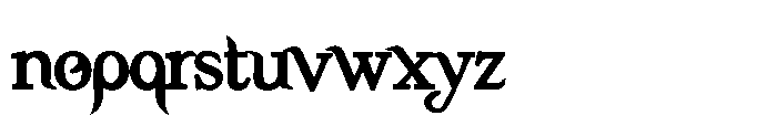 PN Beautimous Bold Font LOWERCASE