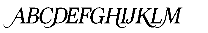 PN Beautimous Condensed Italic Font UPPERCASE