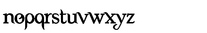 PN Beautimous Demi Bold Font LOWERCASE