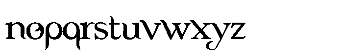 PN Beautimous Expanded Font LOWERCASE