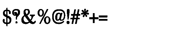 PN Big Mack Condensed Bold Font OTHER CHARS