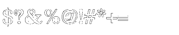 PN Big Mack Too Expanded Font OTHER CHARS