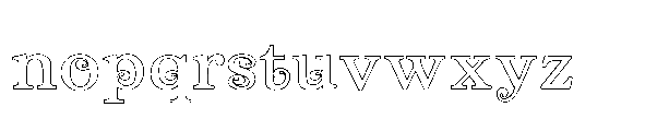 PN Big Mack Too Expanded Font LOWERCASE