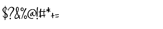 PN Bleautiful Bloom Condensed Font OTHER CHARS