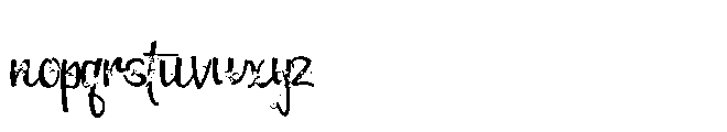 PN Bleautiful Bloom Condensed Font LOWERCASE