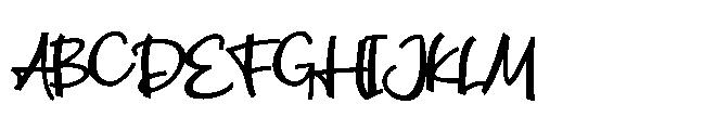 PN Bleautiful Bold Font UPPERCASE
