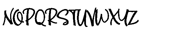 PN Bleautiful Bold Font UPPERCASE