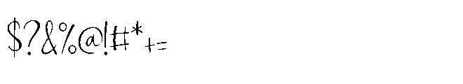 PN Bleautiful Condensed Light Font OTHER CHARS
