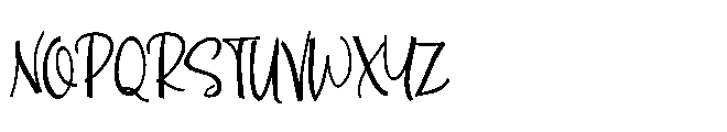 PN Bleautiful Condensed Font UPPERCASE