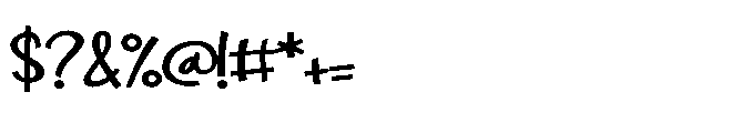 PN Bleautiful Expanded Bold Font OTHER CHARS