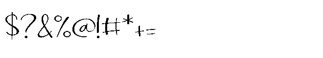 PN Bleautiful Expanded Light Font OTHER CHARS