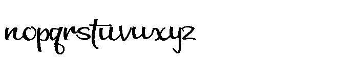 PN Bleautiful Expanded Font LOWERCASE