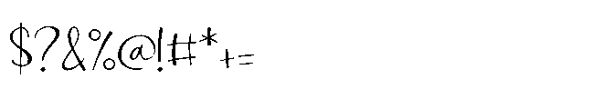 PN Bleautiful Light Font OTHER CHARS
