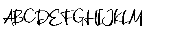 PN Bleautiful Regular Font UPPERCASE