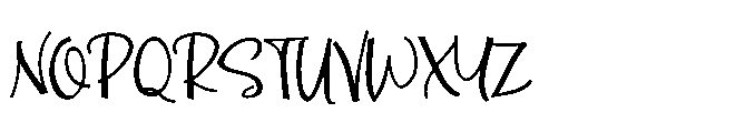 PN Bleautiful Regular Font UPPERCASE