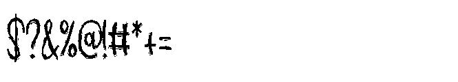 PN Blueboo Condensed Font OTHER CHARS