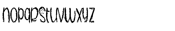 PN Blueboo Condensed Font LOWERCASE