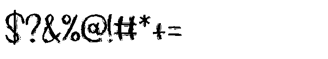 PN Blueboo Expanded Font OTHER CHARS