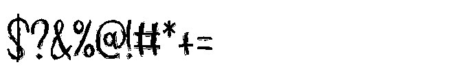 PN Blueboo Regular Font OTHER CHARS