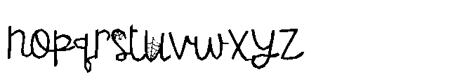 PN Blueboo Script Expanded Font LOWERCASE