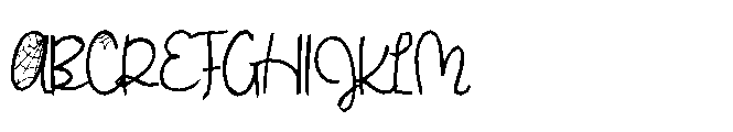 PN Blueboo Script Font UPPERCASE